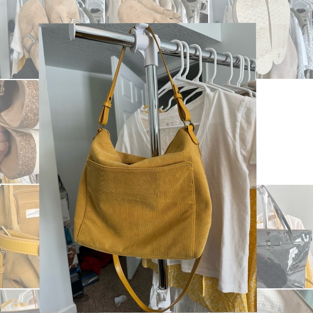 Universal Thread Yellow Shoulder Bag - image 1